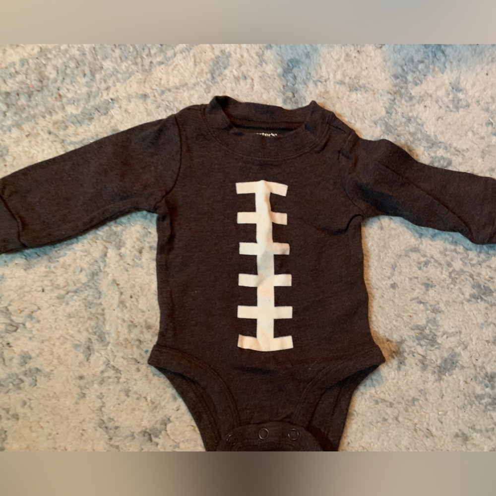 Infant football onesie